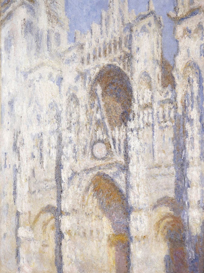 Rouen Cathedral In The Afternoon (The Gate In Full Sun) By Claude Monet Fine Art Print