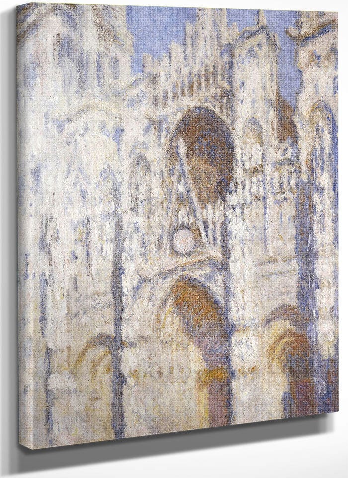Rouen Cathedral In The Afternoon (The Gate In Full Sun) By Claude Monet Fine Art Print