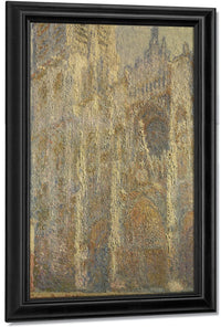 Rouen Cathedral, Midday By Claude Monet Fine Art Print
