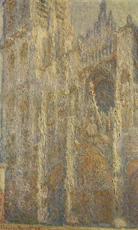 Rouen Cathedral, Midday By Claude Monet Fine Art Print