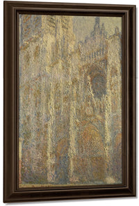 Rouen Cathedral, Midday By Claude Monet Fine Art Print