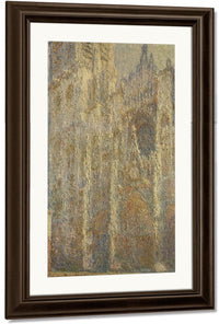 Rouen Cathedral, Midday By Claude Monet Fine Art Print