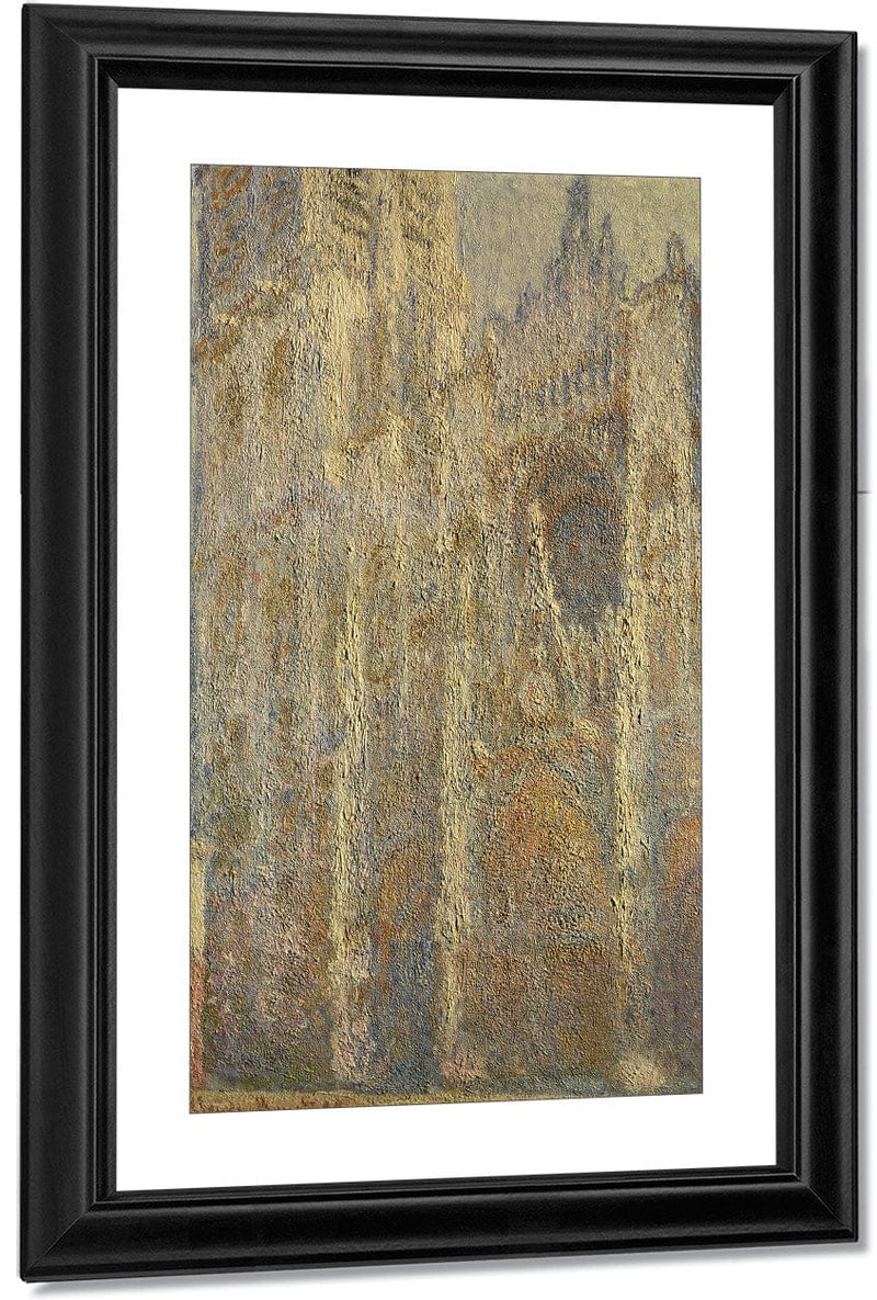 Rouen Cathedral, Midday By Claude Monet Fine Art Print