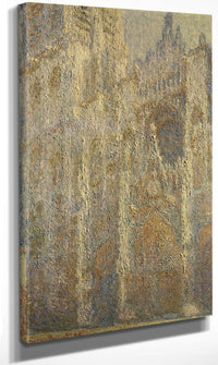 Rouen Cathedral, Midday By Claude Monet Fine Art Print