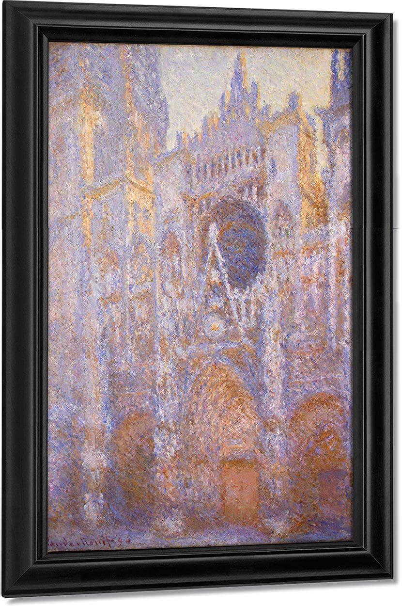 Rouen Cathedral West Facade By Monet Claude Fine Art Print