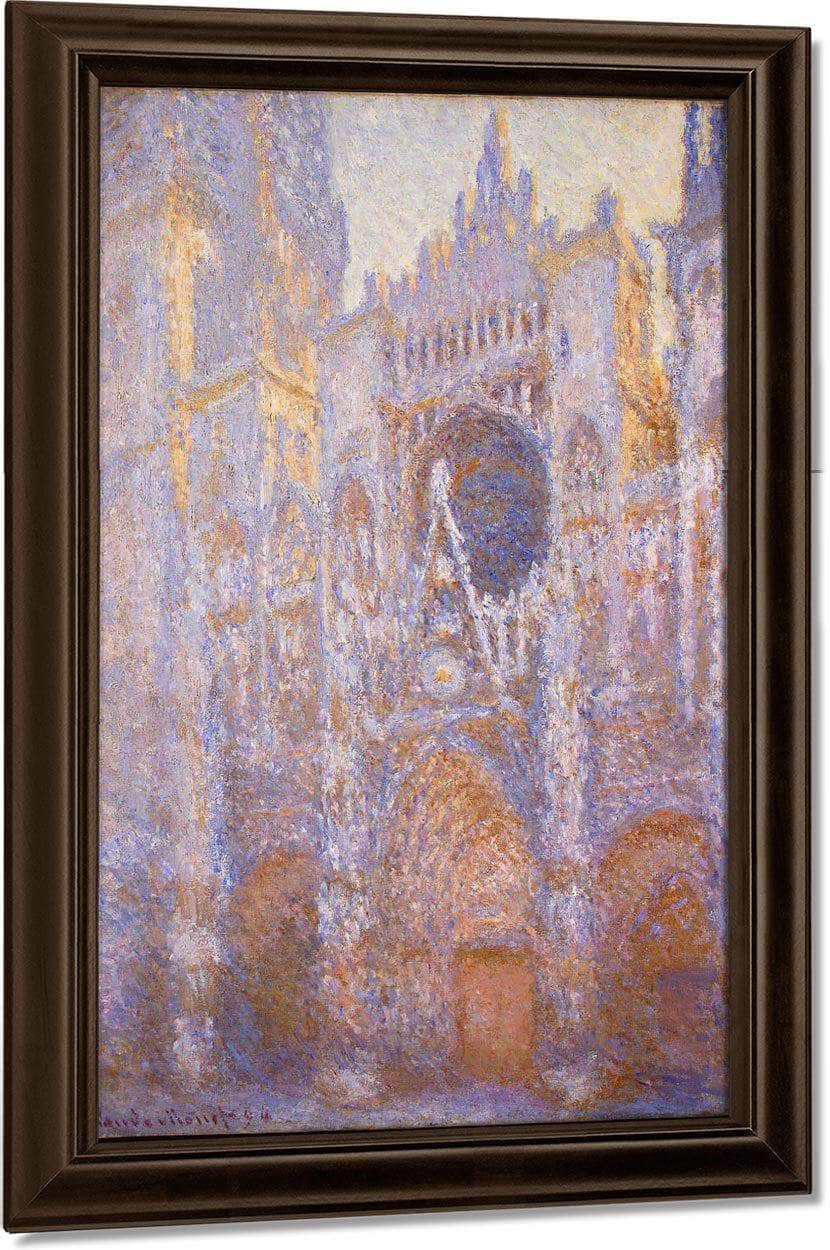 Rouen Cathedral West Facade By Monet Claude Fine Art Print