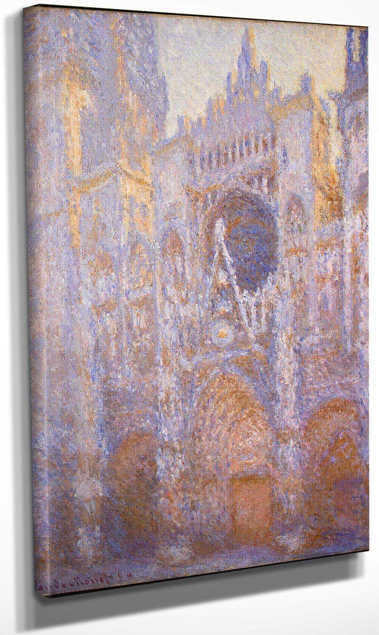 Rouen Cathedral West Facade By Monet Claude Fine Art Print