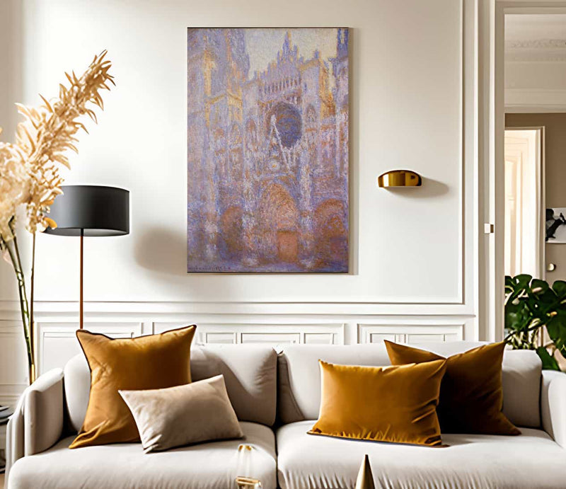 Rouen Cathedral West Facade By Monet Claude Fine Art Print