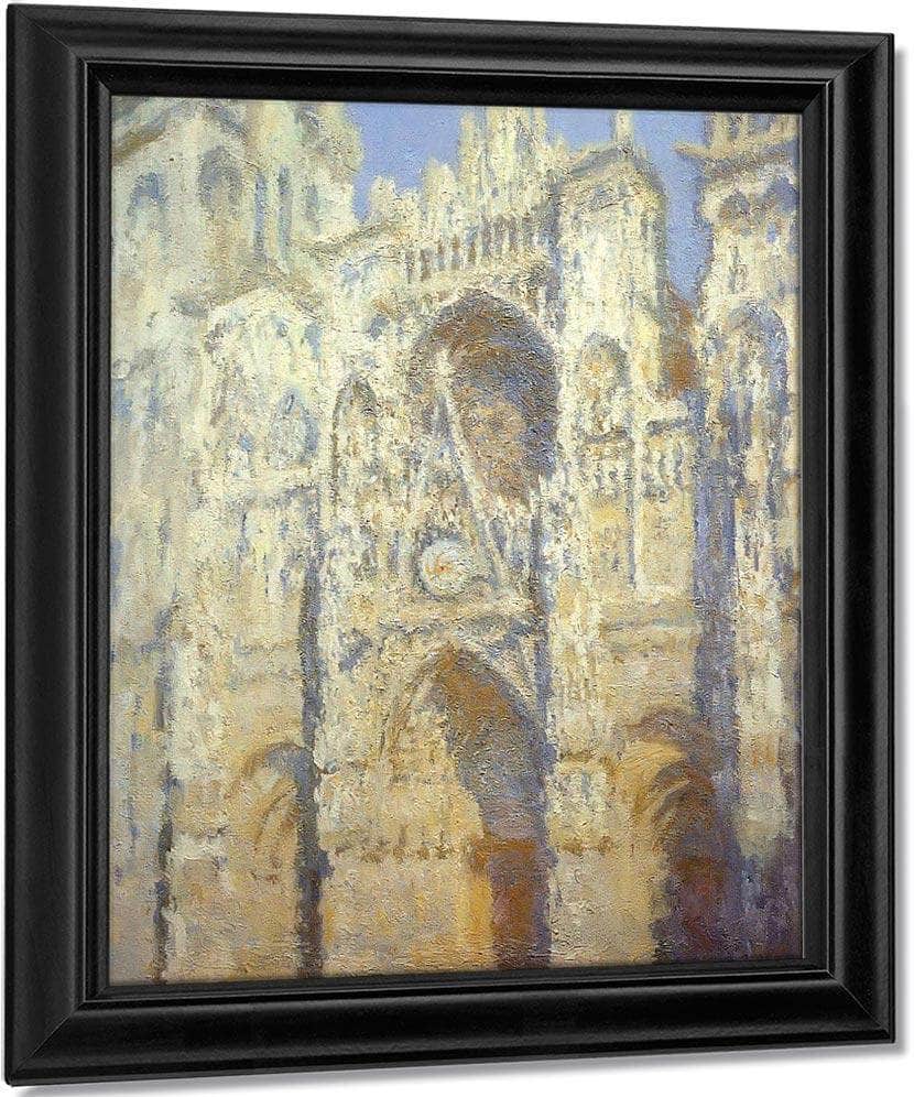 Roune Cathedral In The Sunlight By Claude Monet Fine Art Print