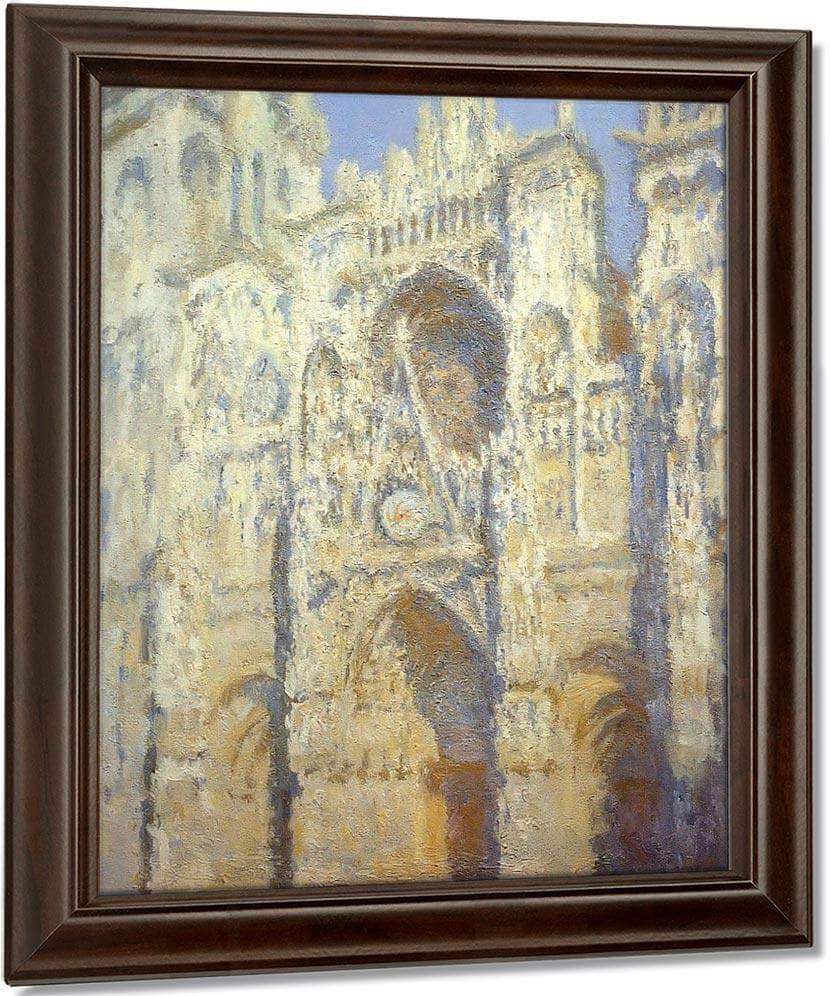Roune Cathedral In The Sunlight By Claude Monet Fine Art Print