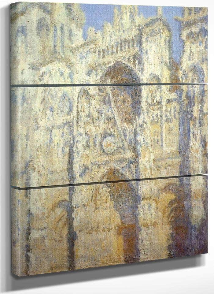 Roune Cathedral In The Sunlight By Claude Monet Fine Art Print
