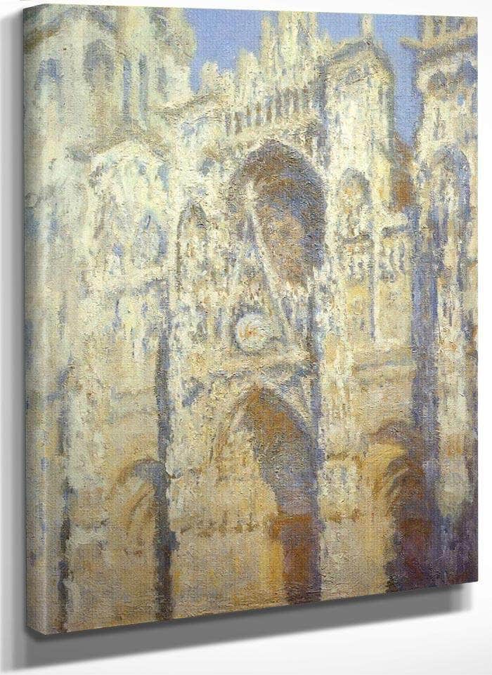 Roune Cathedral In The Sunlight By Claude Monet Fine Art Print