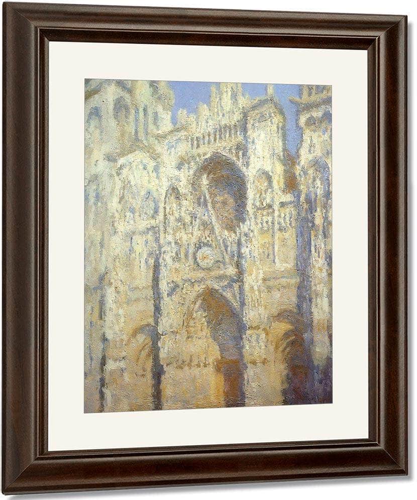 Roune Cathedral In The Sunlight By Claude Monet Fine Art Print