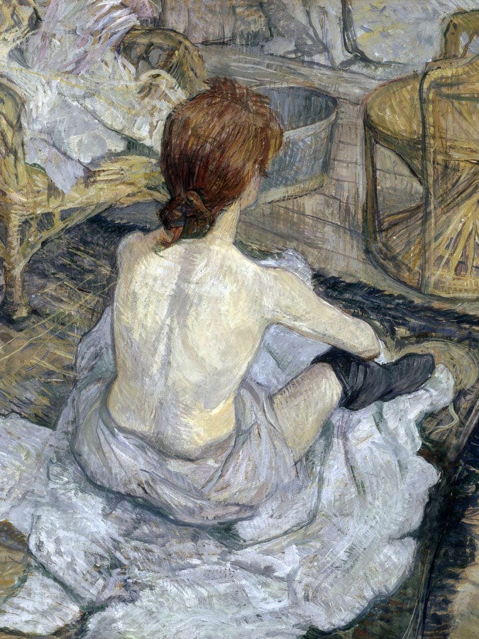 Rousse (La Toilette) By Henri Marie Raymond De Toulouse Lautrec Monfa Fine Art Print