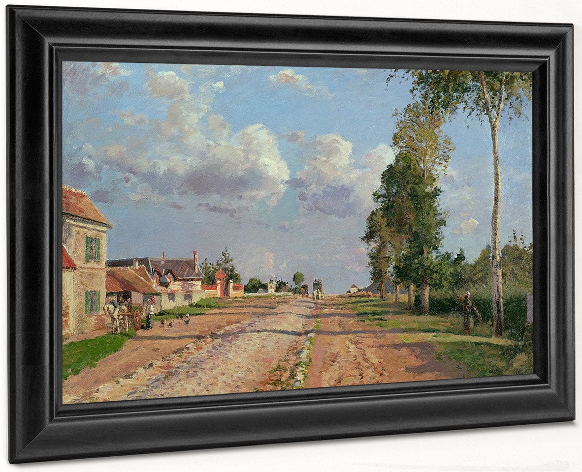 Route De Versailles  Rocquencourt By Camille Pissarro Fine Art Print