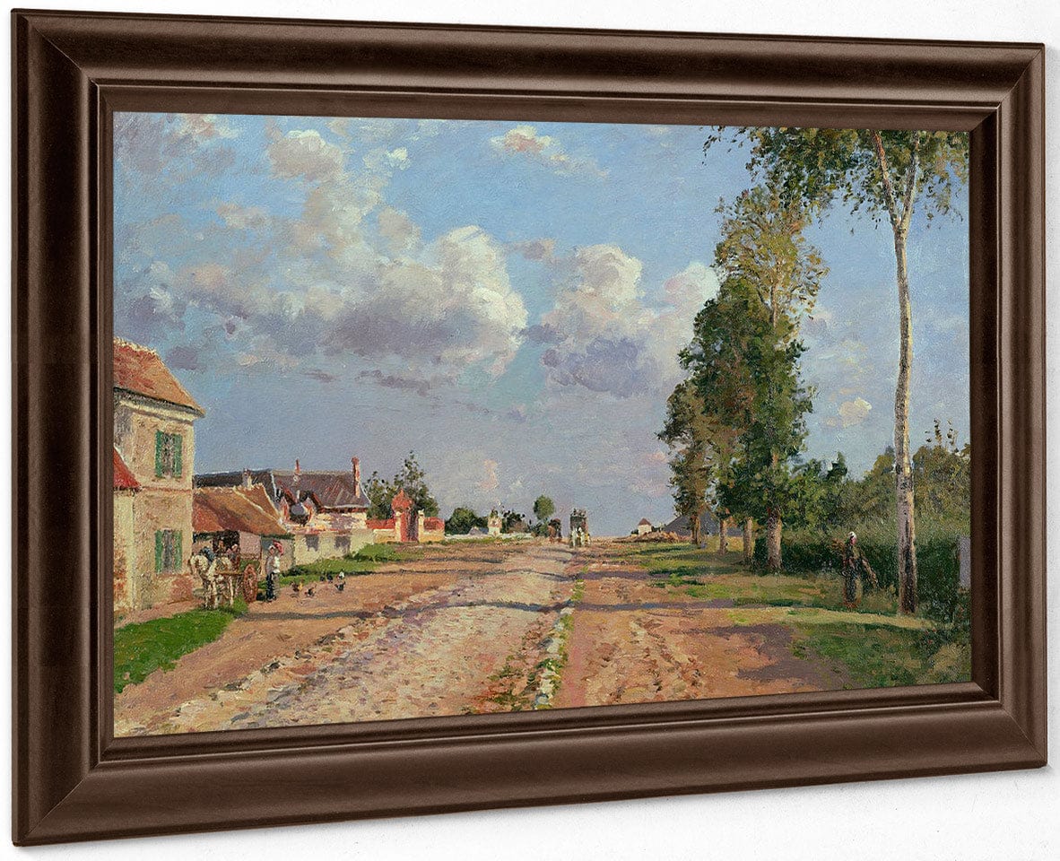 Route De Versailles  Rocquencourt By Camille Pissarro Fine Art Print