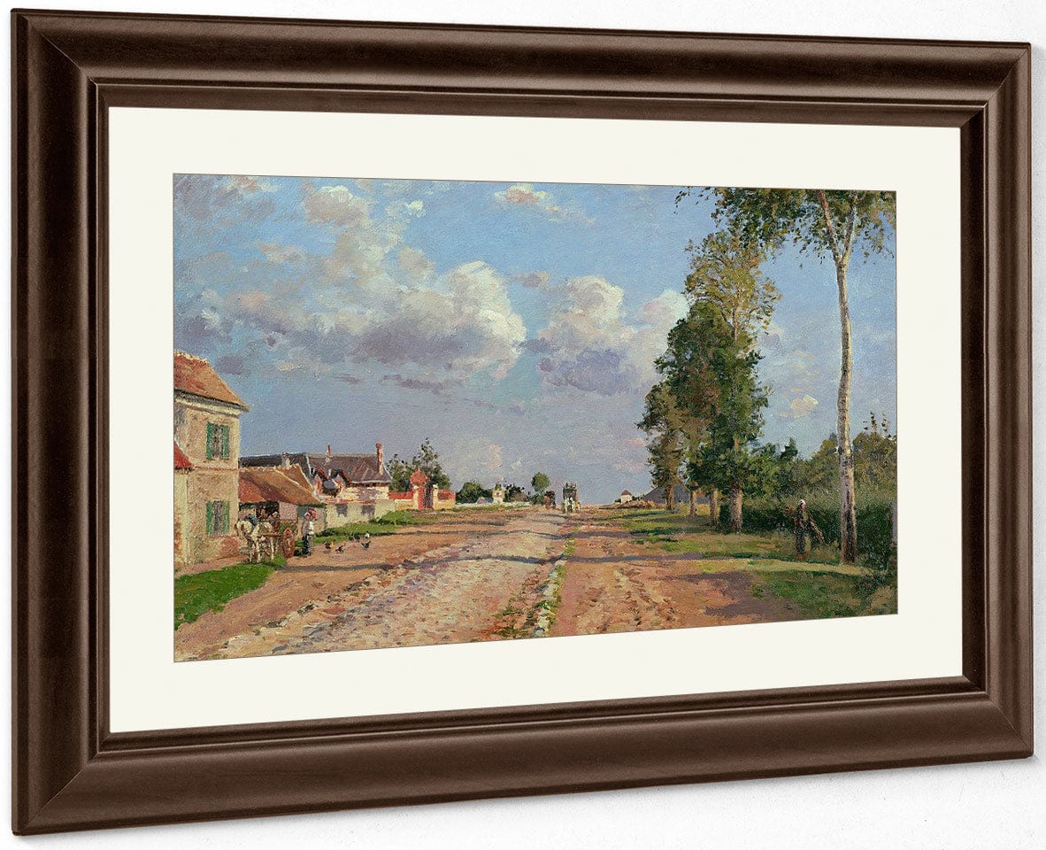 Route De Versailles  Rocquencourt By Camille Pissarro Fine Art Print