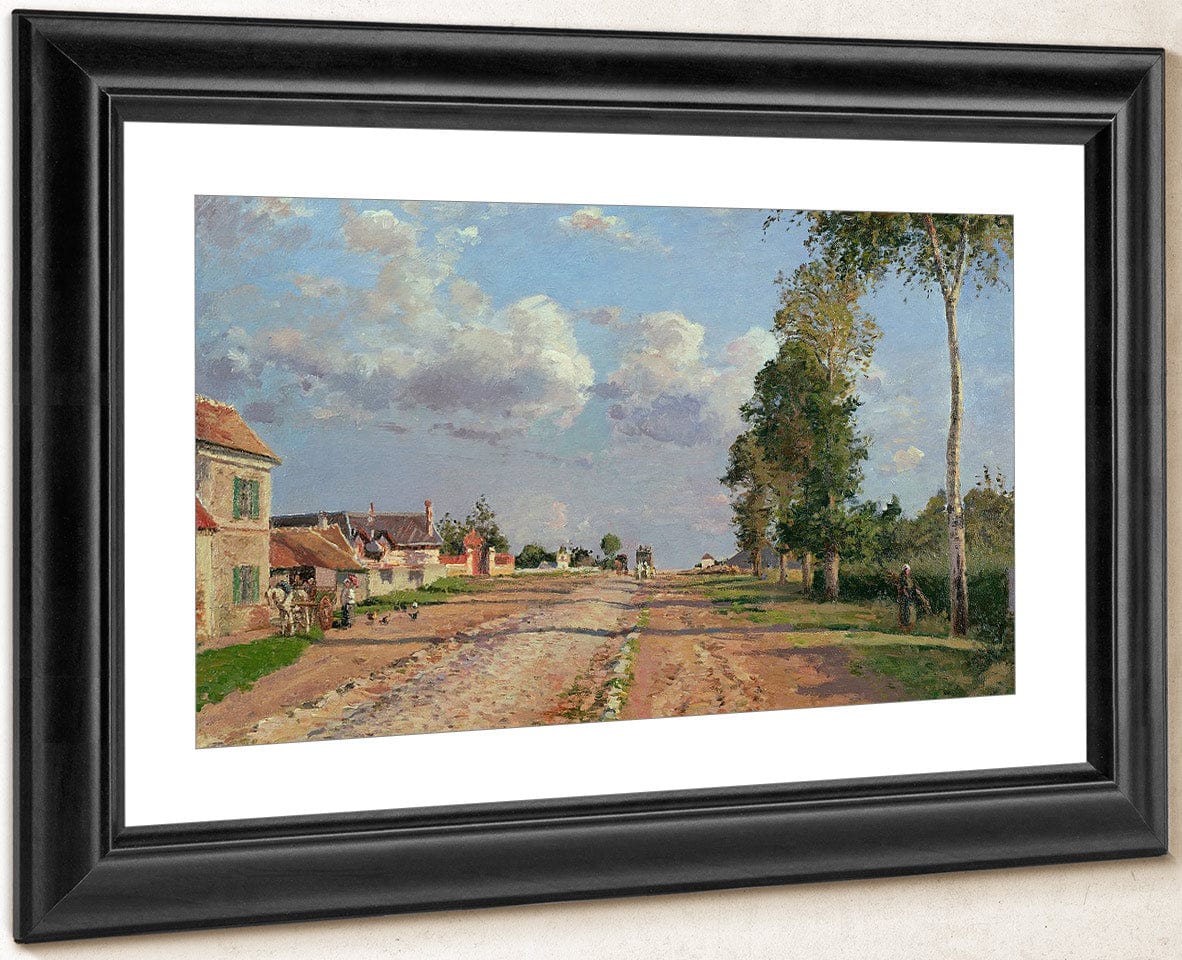 Route De Versailles  Rocquencourt By Camille Pissarro Fine Art Print