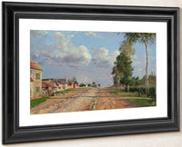 Route De Versailles  Rocquencourt By Camille Pissarro Fine Art Print