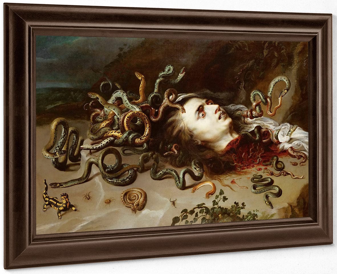 Rubens Medusa By Peter Paul Rubens Fine Art Print