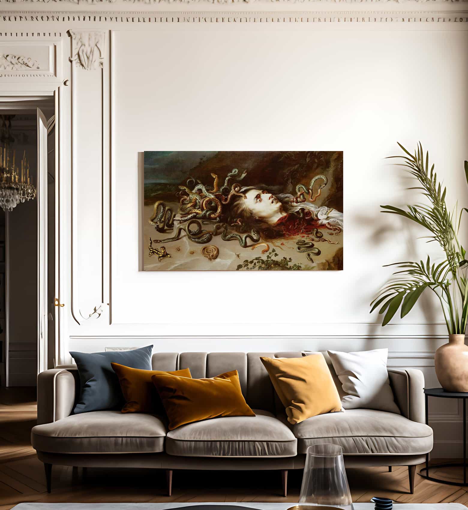 Rubens Medusa By Peter Paul Rubens Fine Art Print