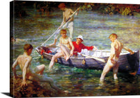 Ruby Gold And Malachite Painting Henry Scott Tuke Canvas Art Fine Art Print