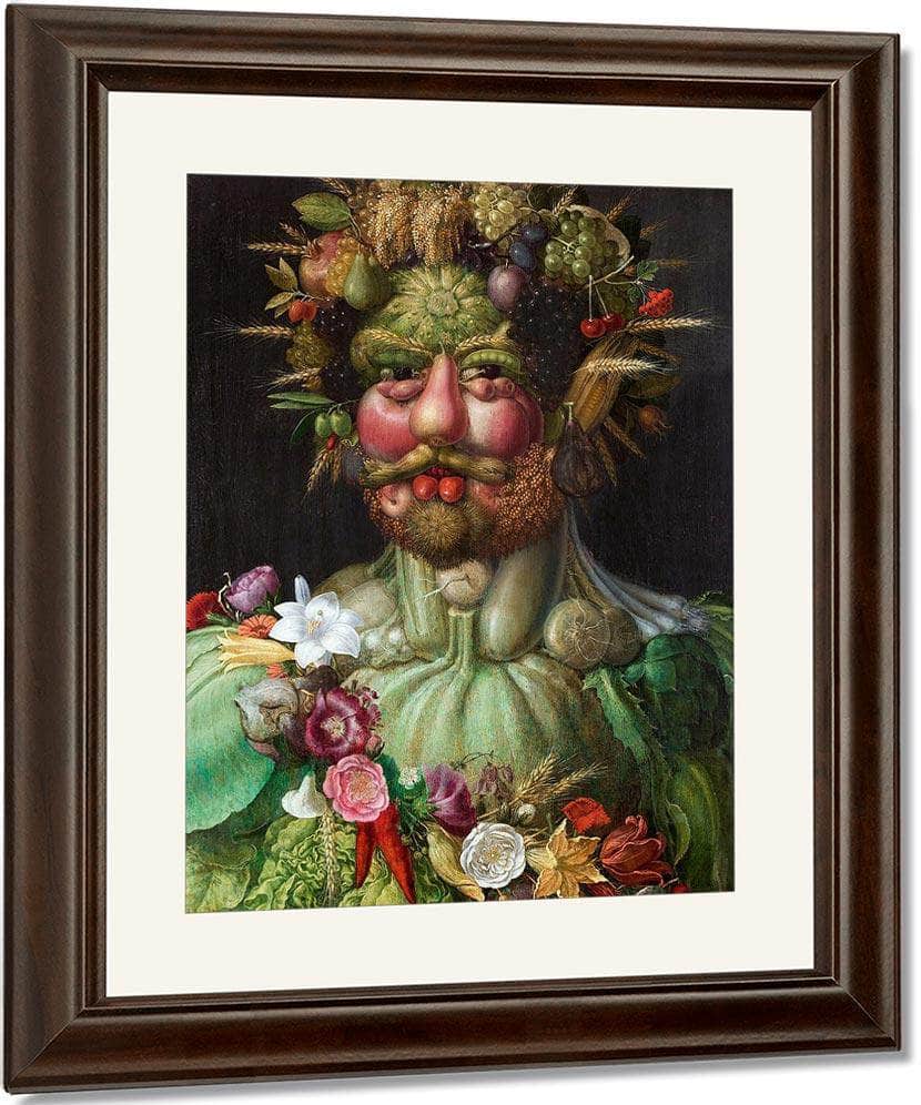 Rudolf Ii Of Habsburg As Vertumnus 1590 By Giuseppe Arcimboldo Fine Art Print