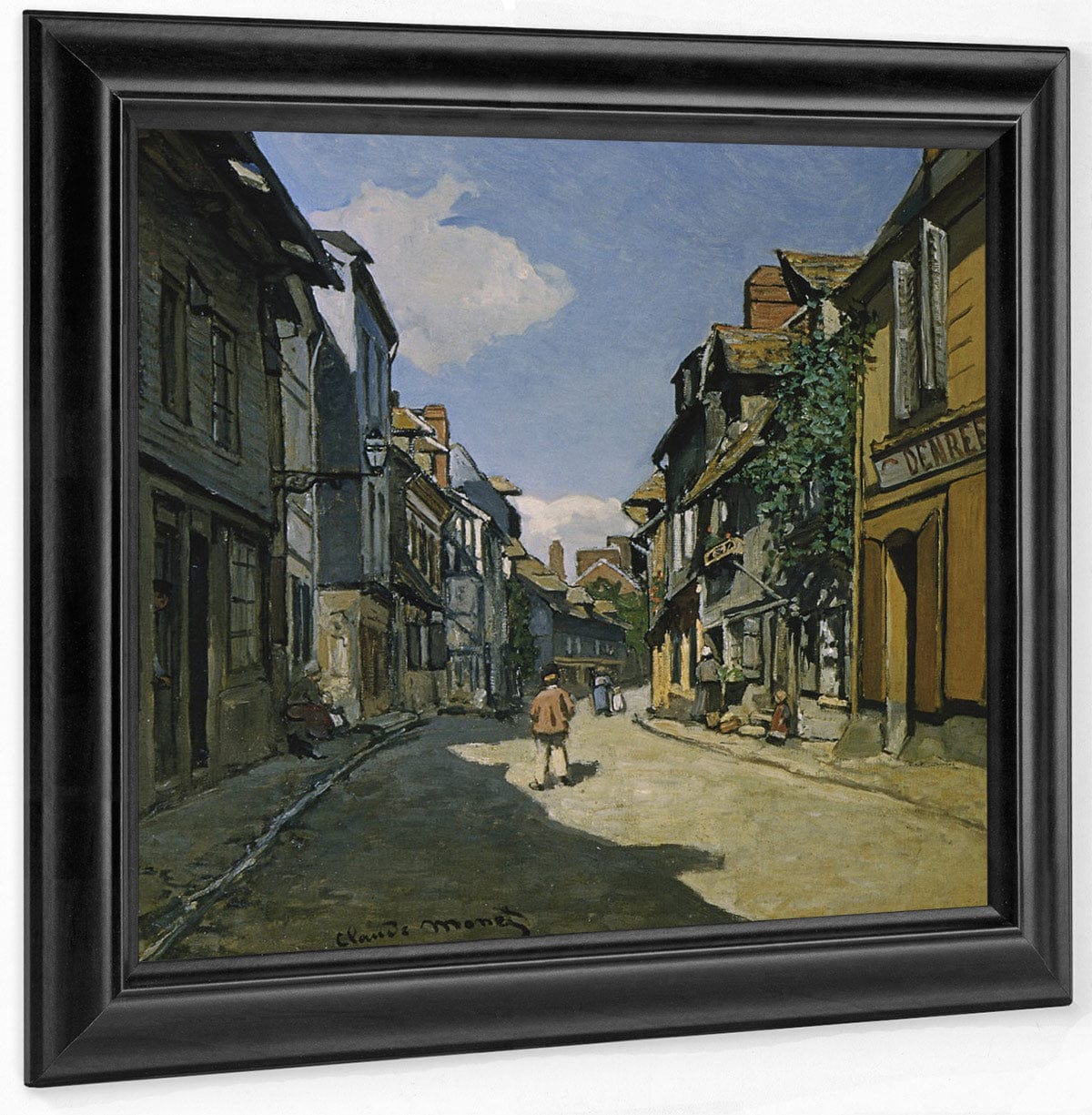 Rue De La Bavolle, Honfleur By Claude Monet Fine Art Print