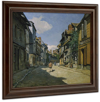 Rue De La Bavolle, Honfleur By Claude Monet Fine Art Print