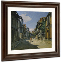 Rue De La Bavolle, Honfleur By Claude Monet Fine Art Print
