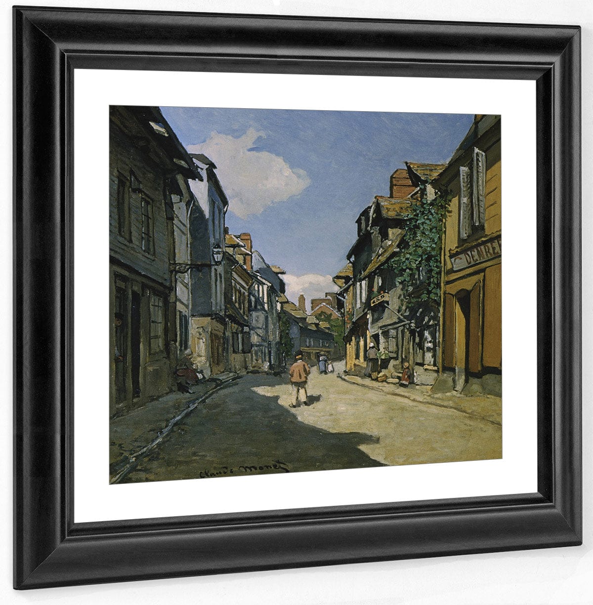 Rue De La Bavolle, Honfleur By Claude Monet Fine Art Print