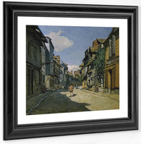 Rue De La Bavolle, Honfleur By Claude Monet Fine Art Print