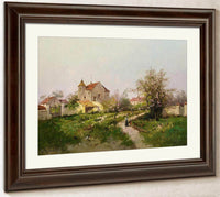 Rural Scene In The Barbizon Suburbs By Eugene Galien Laloue Fine Art Print