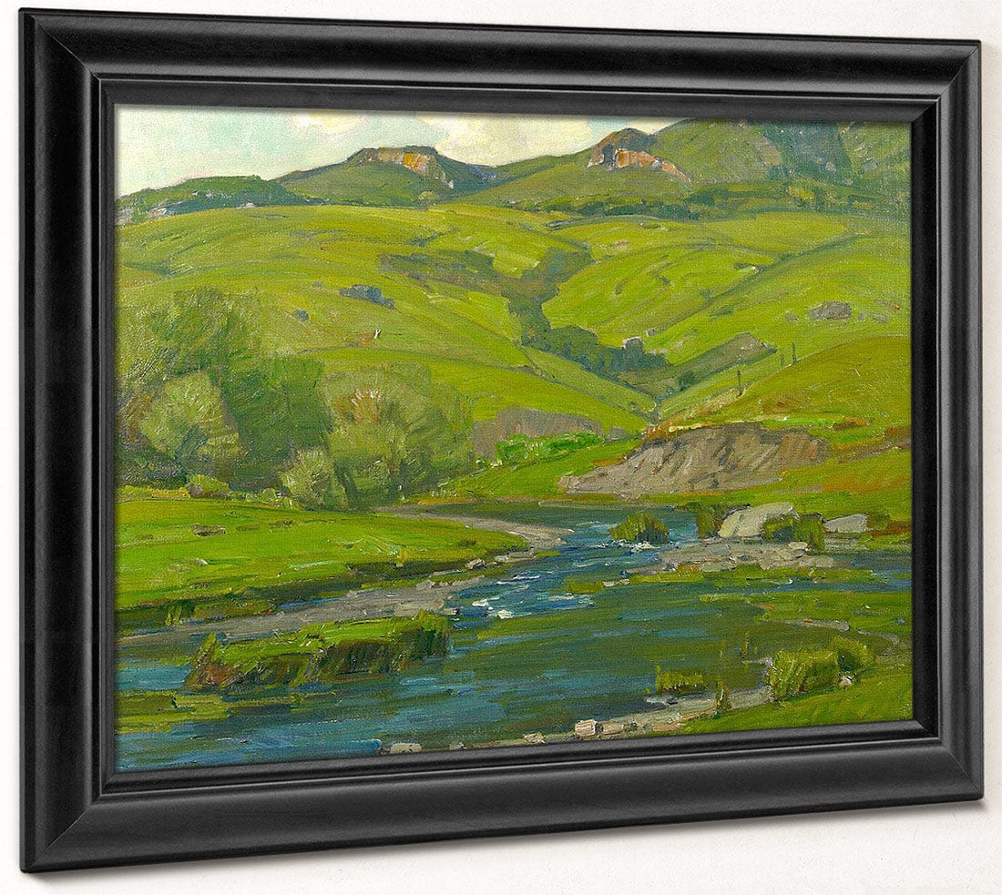 Rushing Onward By William Wendt Fine Art Print