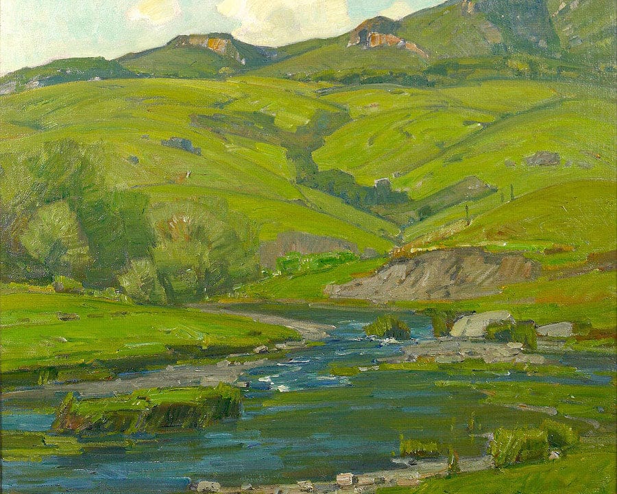 Rushing Onward By William Wendt Fine Art Print