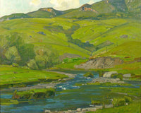 Rushing Onward By William Wendt Fine Art Print