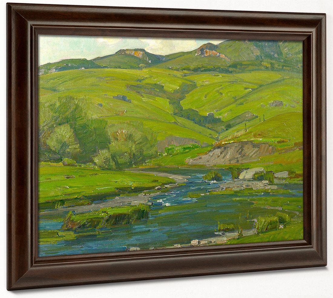 Rushing Onward By William Wendt Fine Art Print