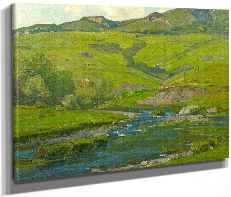 Rushing Onward By William Wendt Fine Art Print