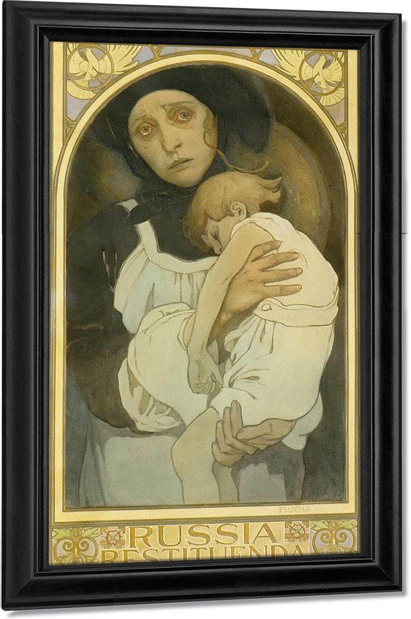 Russia Restituenda By Alphonse Mucha Fine Art Print