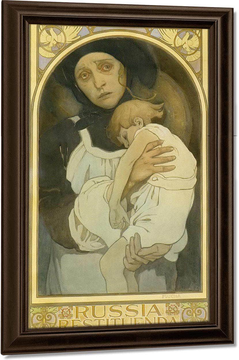Russia Restituenda By Alphonse Mucha Fine Art Print