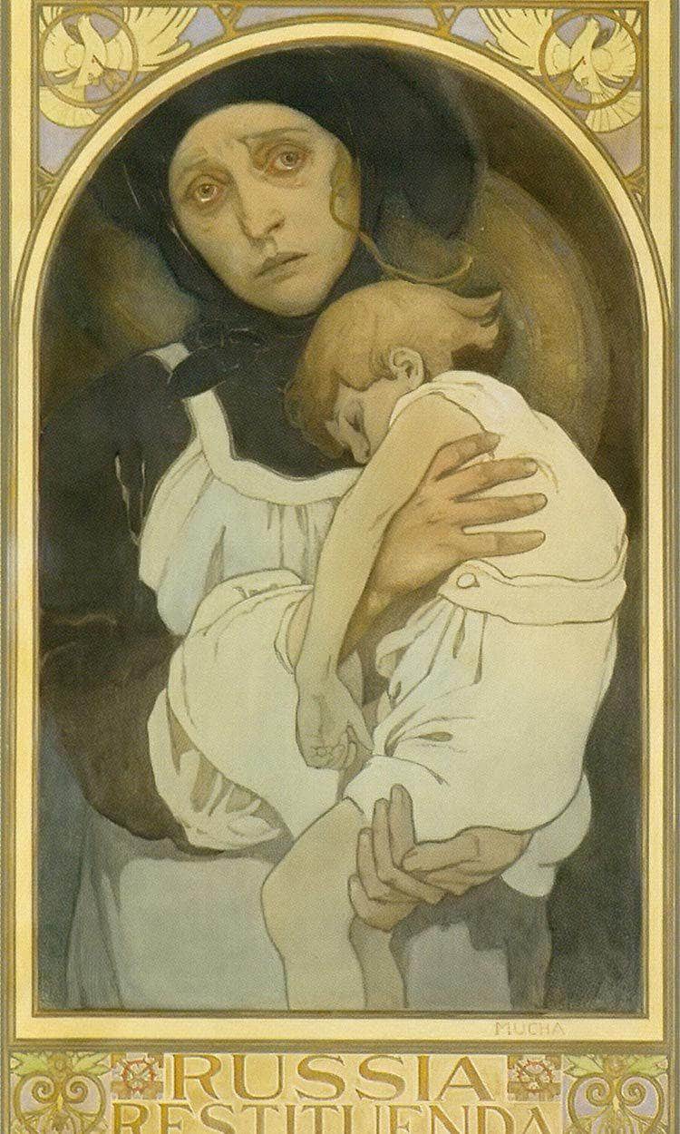 Russia Restituenda By Alphonse Mucha Fine Art Print
