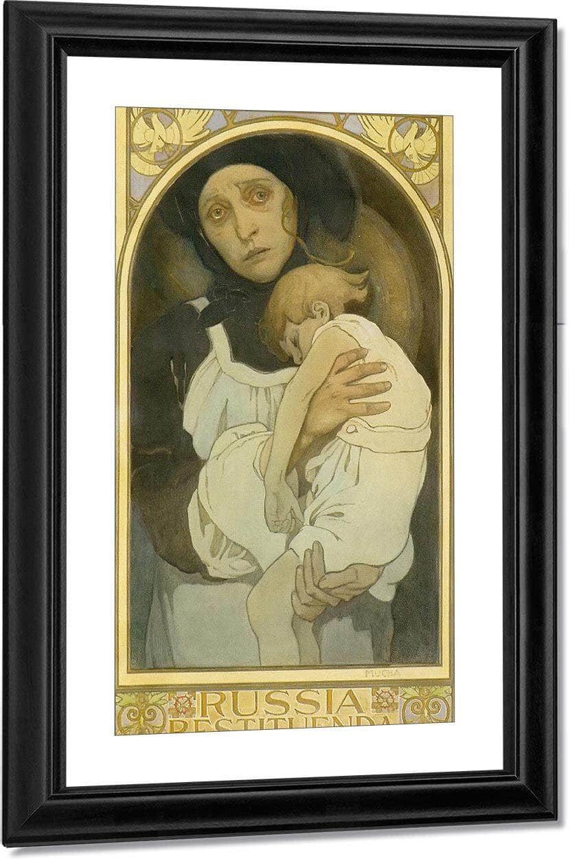 Russia Restituenda By Alphonse Mucha Fine Art Print