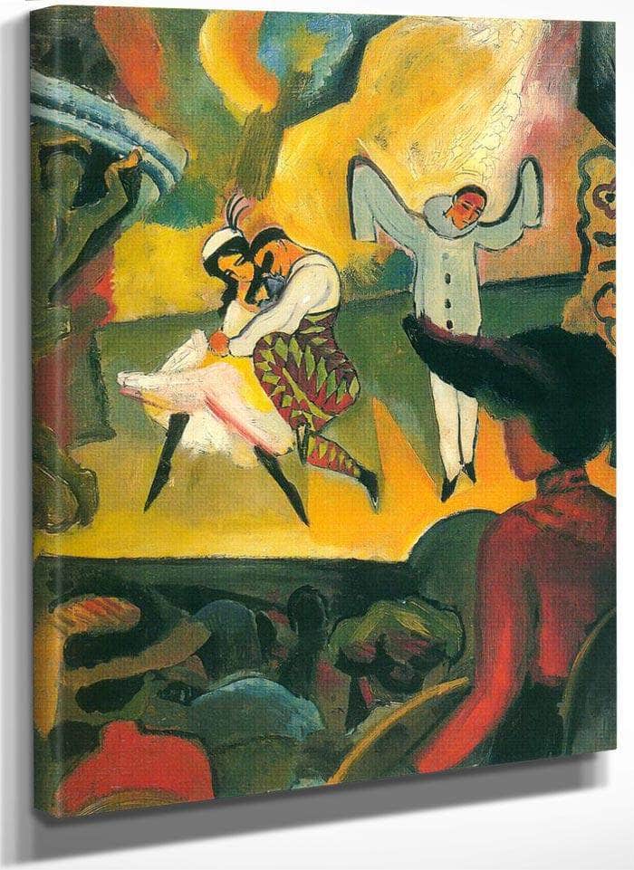 Russian Ballet I By August Macke Fine Art Print