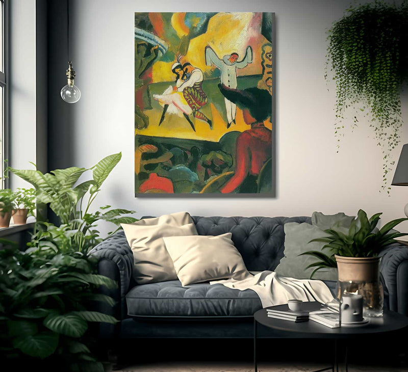 Russian Ballet I By August Macke Fine Art Print