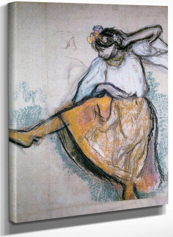 Russian Girl Dancing By Edgar Degas Fine Art Print