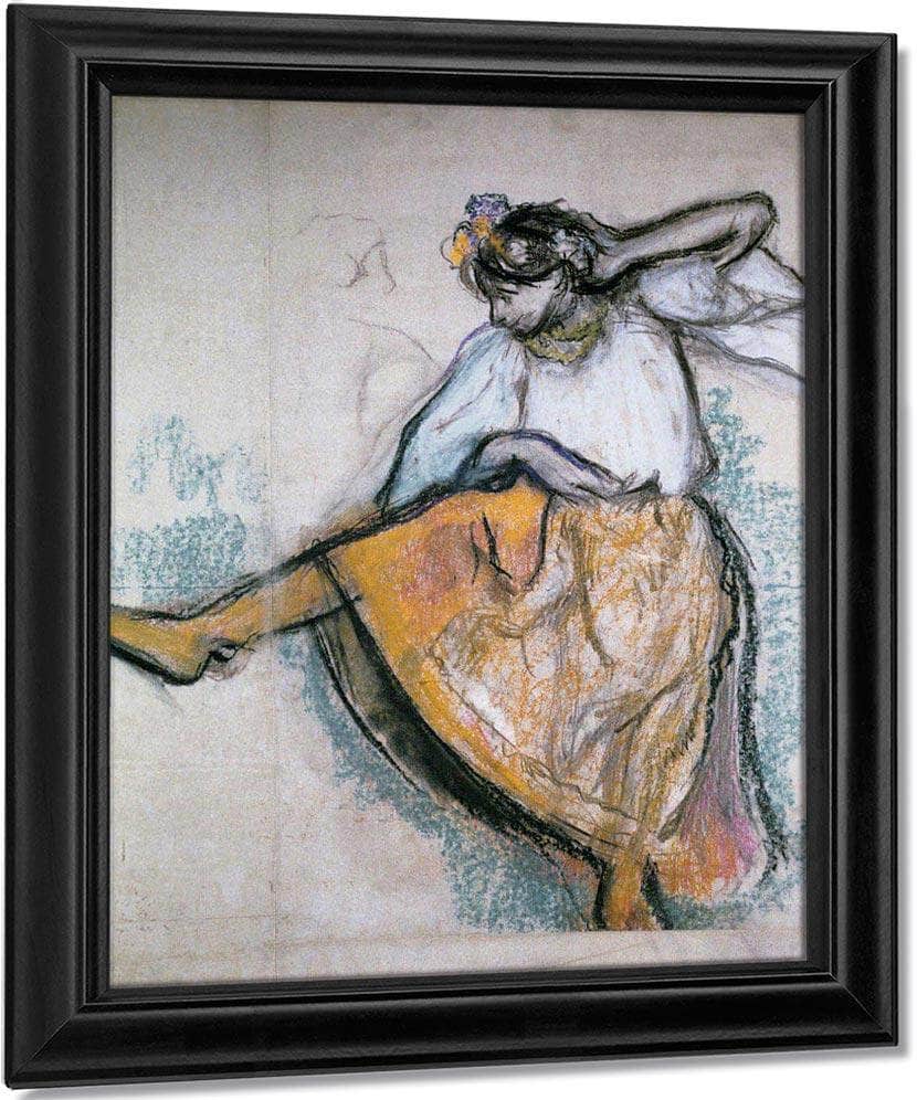 Russian Girl Dancing By Edgar Degas Fine Art Print