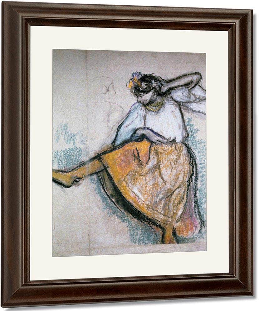 Russian Girl Dancing By Edgar Degas Fine Art Print
