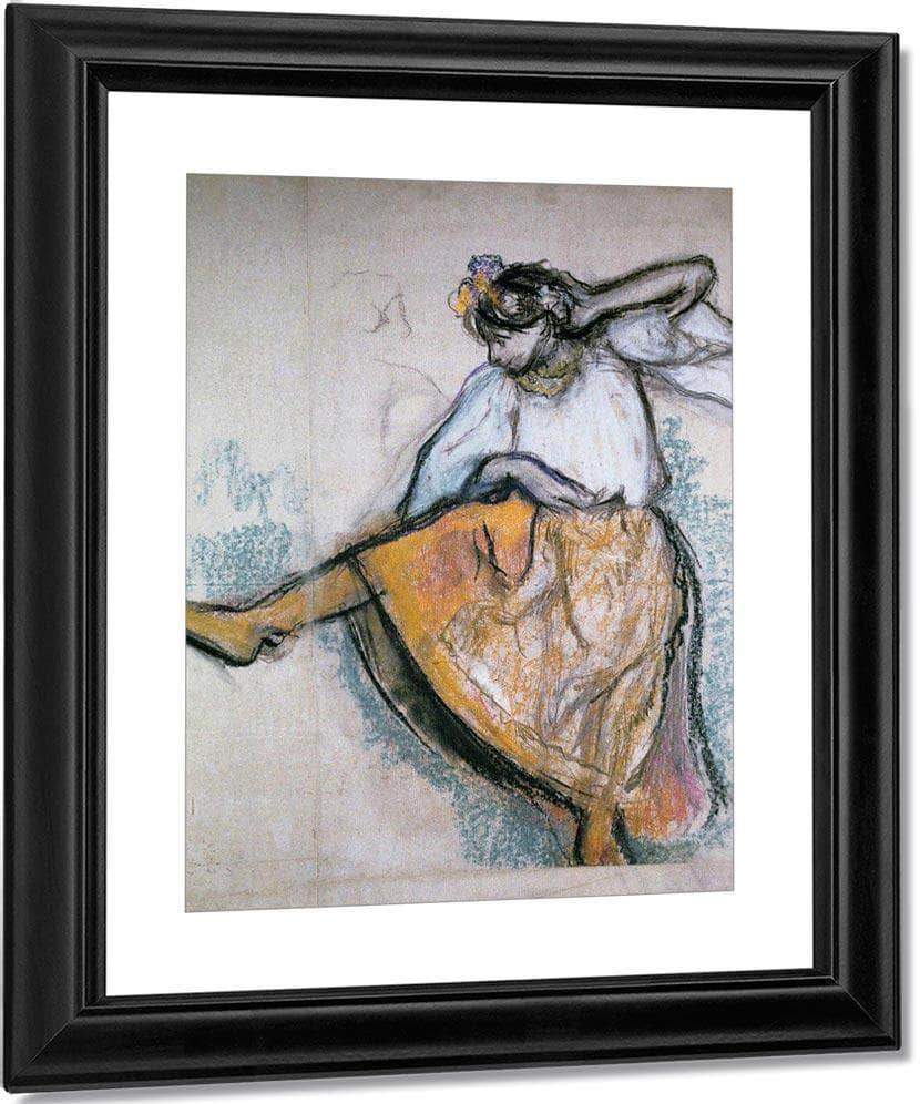 Russian Girl Dancing By Edgar Degas Fine Art Print