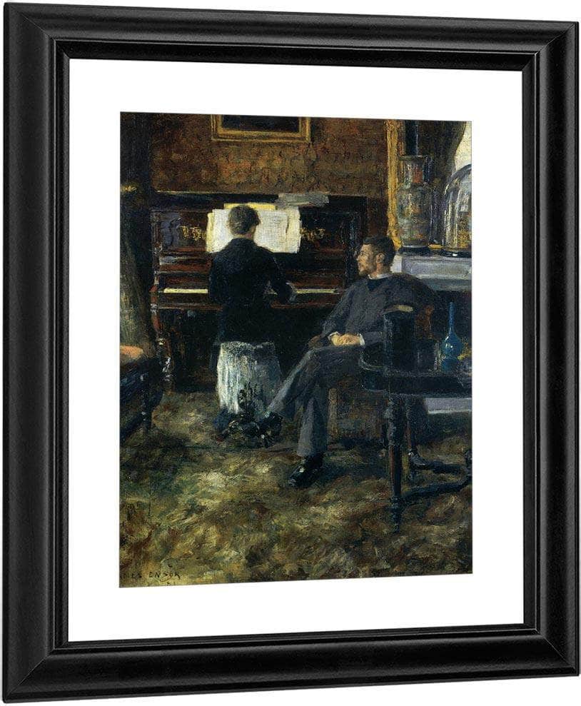 Russian Music By James Ensor Fine Art Print