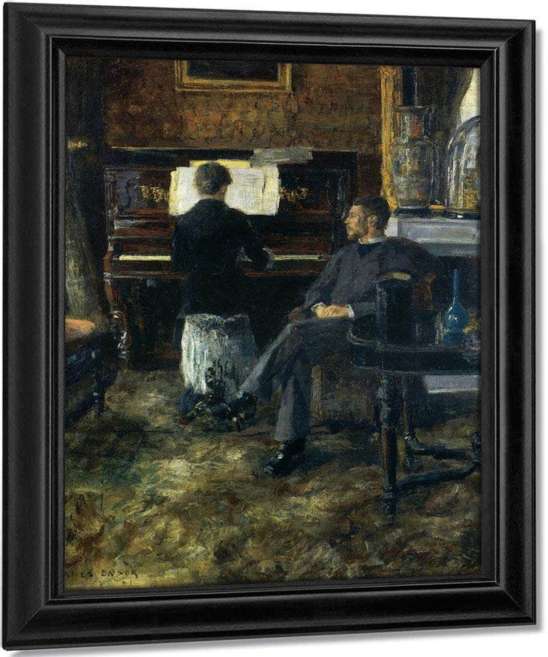 Russian Music By James Ensor Fine Art Print